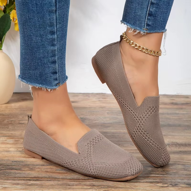 Mocassins Tissés Élégance Décontractée