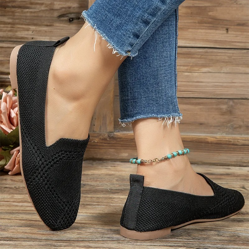 Mocassins Tissés Élégance Décontractée