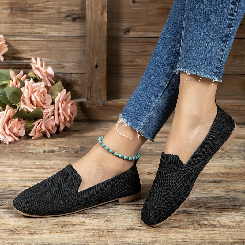 Mocassins Tissés Élégance Décontractée