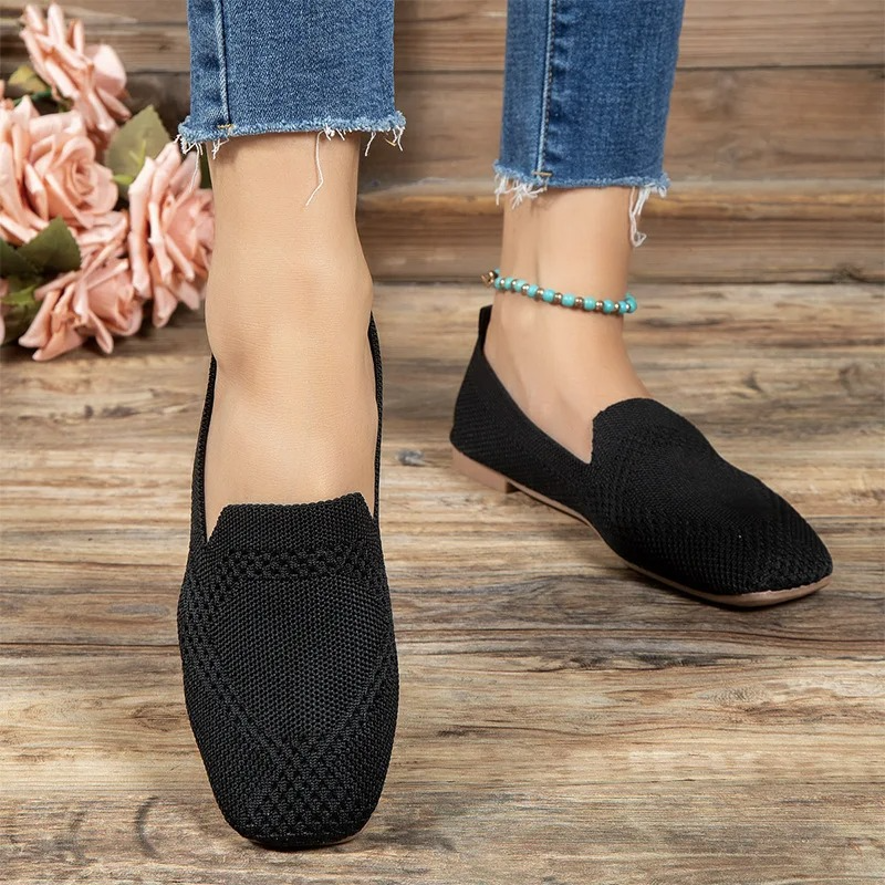 Mocassins Tissés Élégance Décontractée
