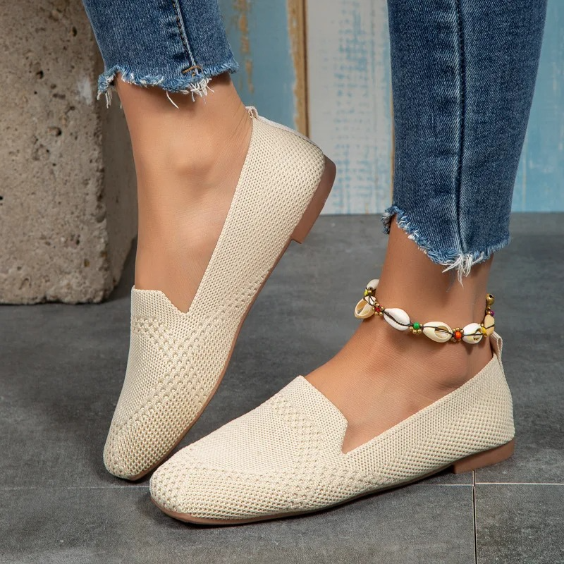 Mocassins Tissés Élégance Décontractée