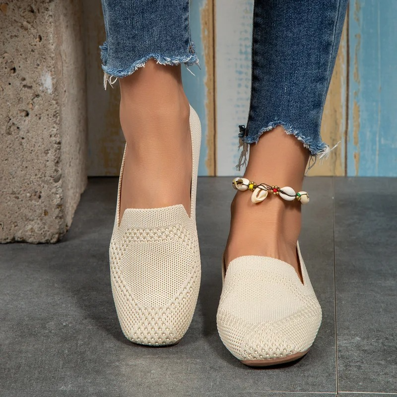 Mocassins Tissés Élégance Décontractée