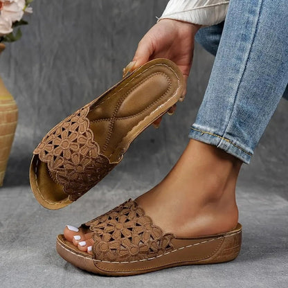Sandales Mila – Dentelle & Confort